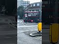 Go Ahead London Wright Eclipse Gemini 3 BV66VJJ bus turns the corner at Lower Road not in service