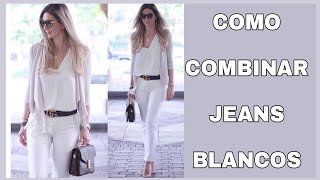 Menos que Mejorar Socialismo 50 IDEAS DE OUTFITS USANDO JEANS BLANCOS MODA 2021 COMO COMBINAR PANTALONES  BLANCOS MUJER TENDENCIAS - YouTube