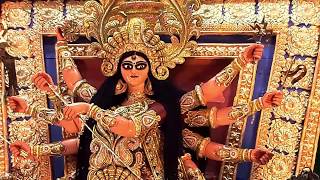 College Square Durga Puja 2017 - Traditional gorgeous Devi Durga