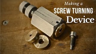 A DIY Secret to Easily Turn Screws On Your Lathe!