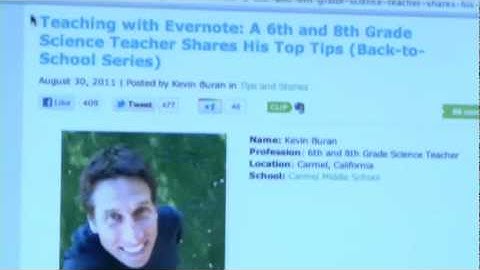 FETC 2012 News: Evernote Demo