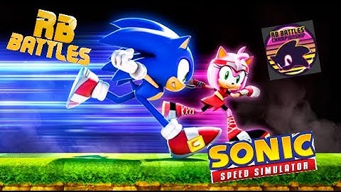 Getting the RB Battles Badge in Sonic Speed Simulator Gameplay!