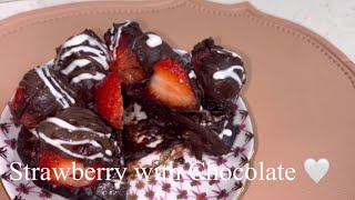 : Strawberry with chocolate cake  | # #cake #chocolate #recipe #trend