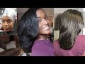 SILK PRESS ON NATURAL HAIR (TYPE 4) BOMB RESULTS!!!!! - PT. 1