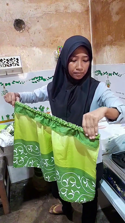 membuat gorden kolong dapur dari kain sisa #penjahitkampung #penjahit #craft #kerajinan #diy
