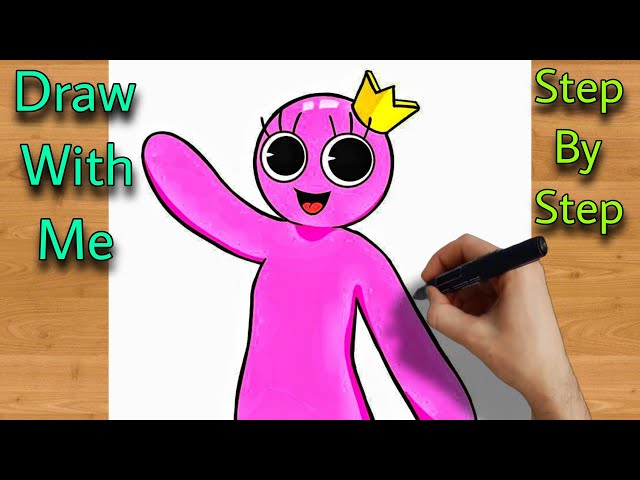 How to Draw RAINBOW FRIENDS 2 - BLUE Easy 