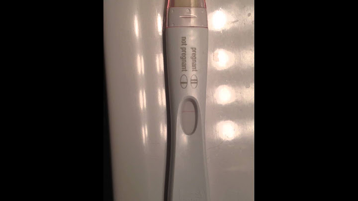 Control line is faint on pregnancy test