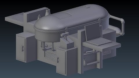Blender: Modeling a Sci Fi Pod (Part 4)
