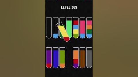 Water Sort Puzzle level 309-310