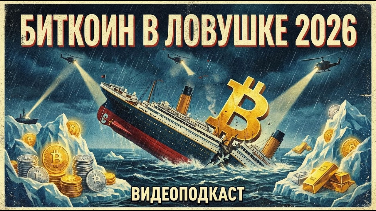 2026 БИТКОИН В ЛОВУШКЕ! ДЕФЛЯЦИЯ ДУШИТ РЫНКИ, ЗОЛОТО ТРЕЩИТ, А КРУПНЫЕ КИТЫ НАКАПЛИВАЮТ!  ПОДКАСТ