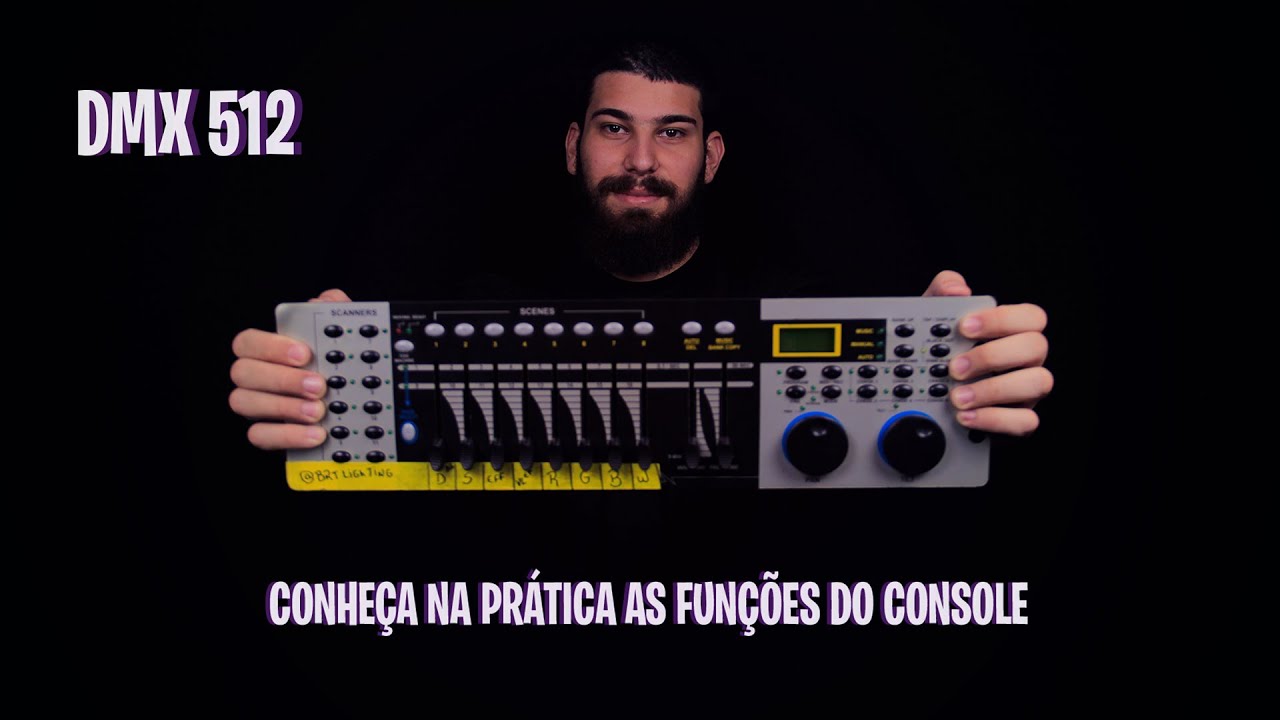 CONHEÇA NA PRÁTICA AS FUNÇÕES DA DMX 512 - TUTORIAL