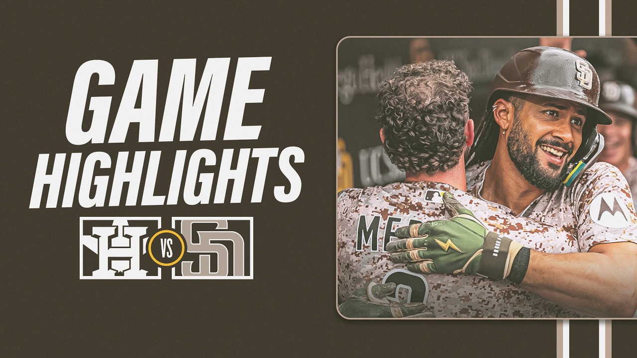 Astros vs. Padres Game Highlights (8/9/26) | MLB Highlights