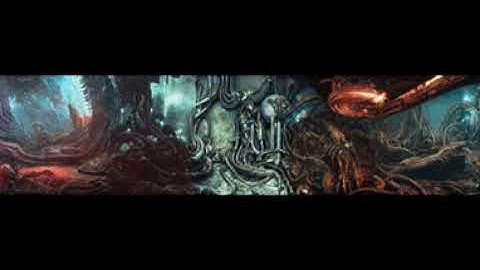 H. R. Giger styled AI art using Stable Diffusion 360 degree / VR