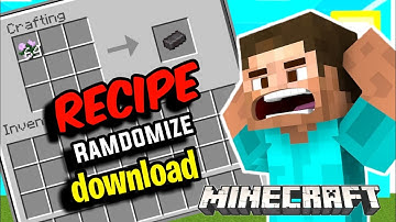 How to download random recipe mod for minecraft pe