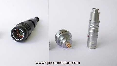 QM electrical push pull circular connector