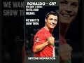 Cristiano Ronaldo - Go Beyond Inspiration Quotes #respect #cr7 #football #juventus #portugal