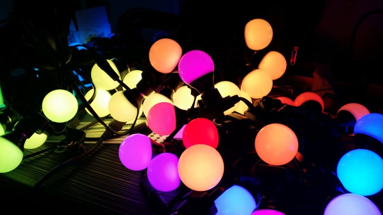 Démo du Festoon 2 RGB by CHAUVET YouTube