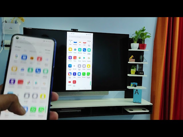 How to Screen Cast  to Smart TV with OPPO A55 | Phone Trickz English class=
