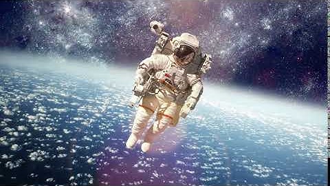 astronaut in outer space against the backdrop of the planet earth elements of this image furnished b