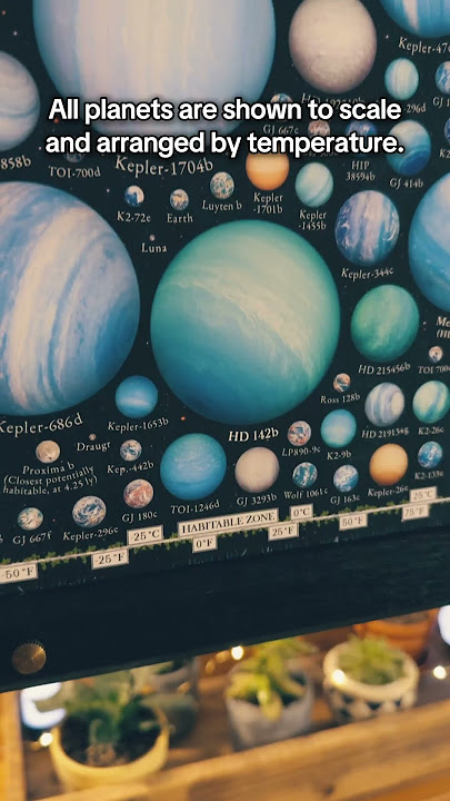 This is the World's #1 Most Detailed Exoplanets Schematics 😍🪐#exoplanet #space #universe #planets
