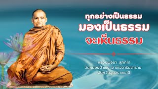 ทุกอย่างเป็นธรรม มองเป็นธรรม มองเห็นธรรม : หลวงพ่อชา สุภัทโท