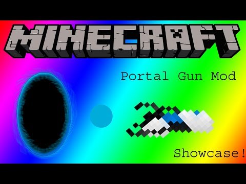 Portal Gun Mod Showcase! | Minecraft 1.7.10