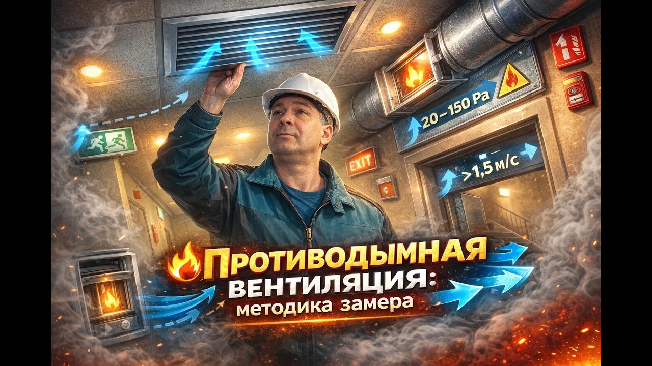 ПРОТИВОДЫМНАЯ ВЕНТИЛЯЦИЯ| 📌 МЕТОДИКА ЗАМЕРА - YouTube