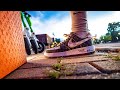 Nike air force 1 low louis vuitton monogram brown damier azur review on foot