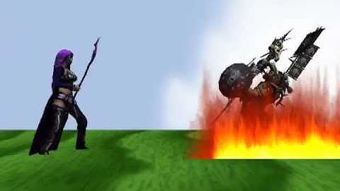 Unity3D Magic Card Battle iPhone Game - Fantasy Wizard Orc 2