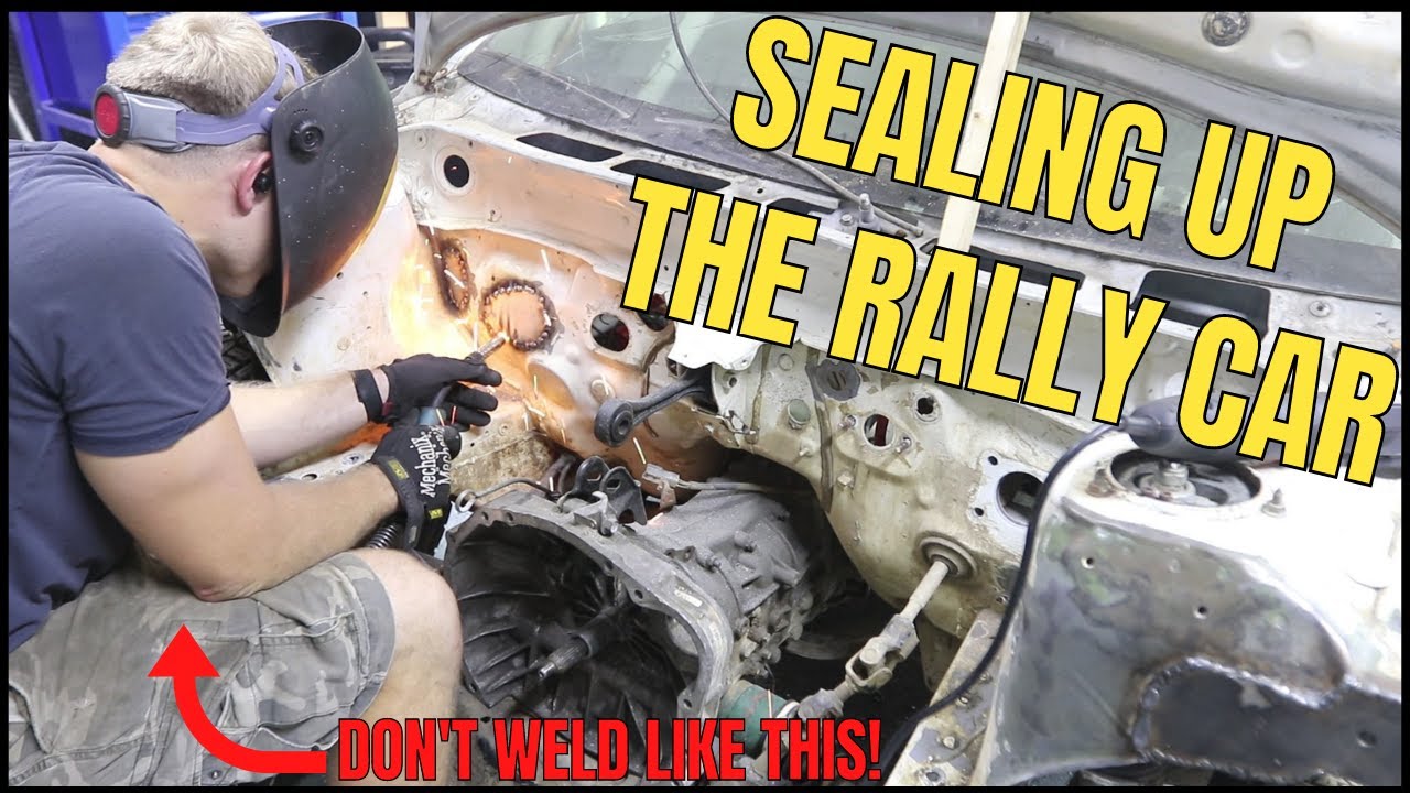 Welding Up The Rally Car Firewall and Wiring Harness/Fuse Box Reroute ...