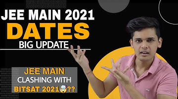 🤯JEE main 2021 dates Big update | Can BITSAT clash with jee main?| #jee2021