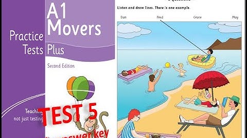 MOVER PLUS TEST 5 WITH ANSWER KEY