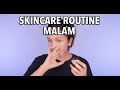 Updated night skincare routine