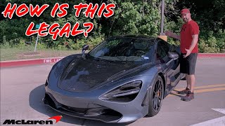 How is this modded Mclaren 720S even LEGAL Fastest car I have EVER driven.