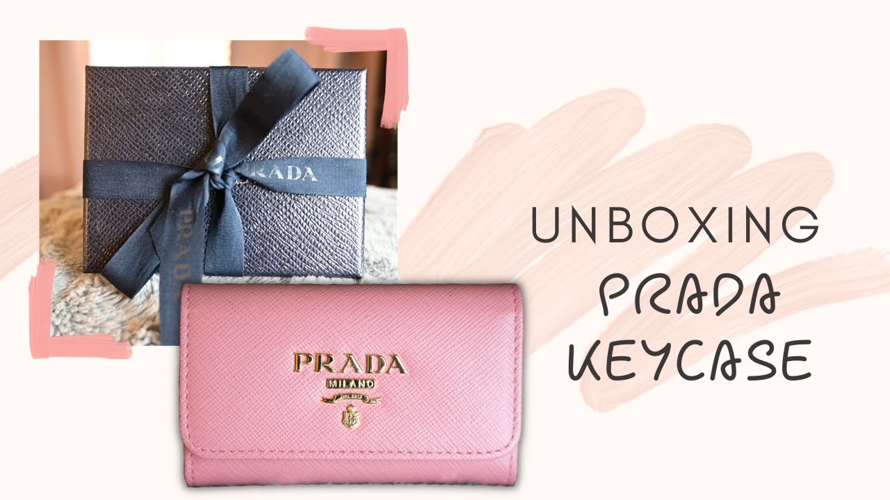 PRADA KEY CASE UNBOXING | PRADA SAFFIANO WOC COMPARISON