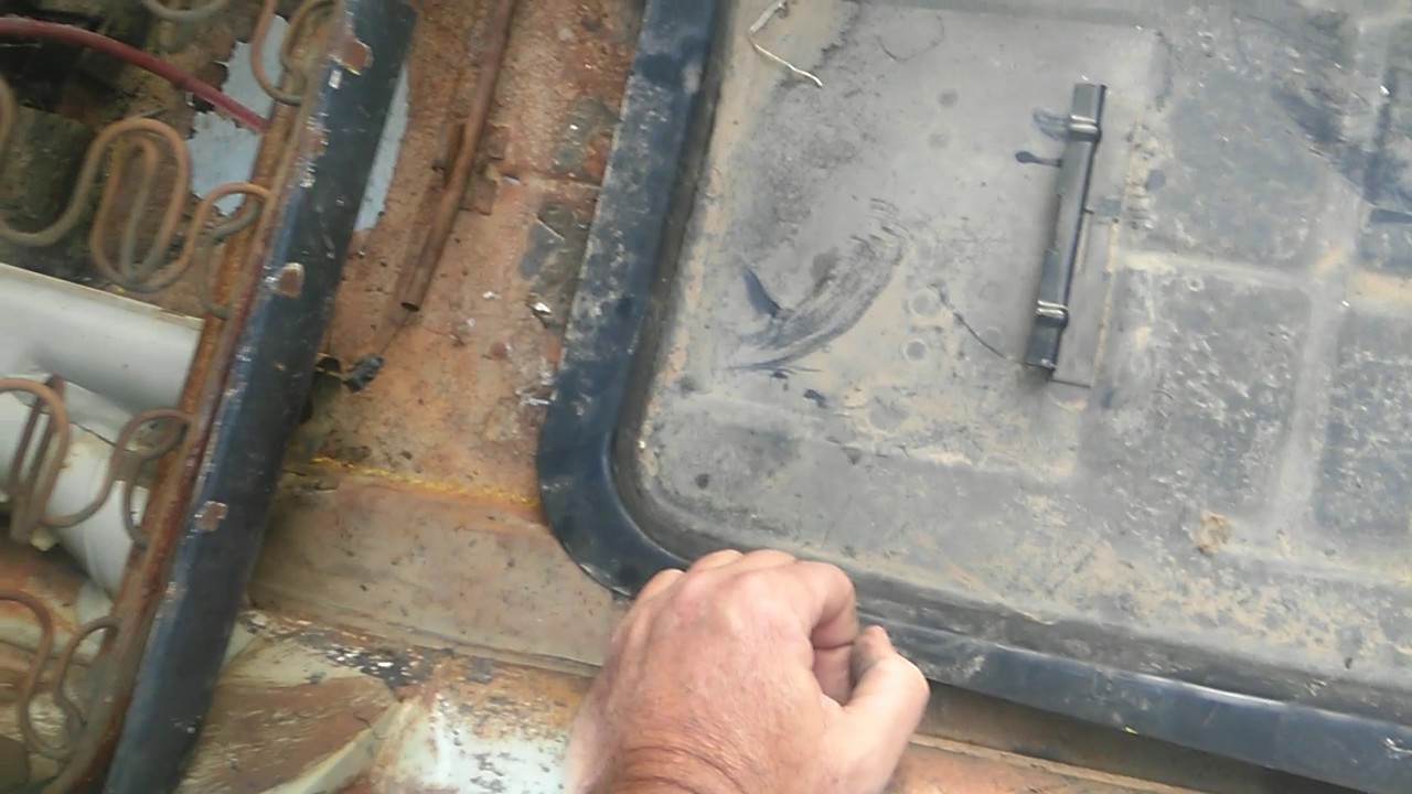65 sunroof floors cut and weld in rust repair YouTube