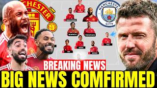 Full ✅Wow!! CARRICK SHOCKING LINEUP, CUNHA,Yoro ,Mount,Man UTD 23 Man Squad Arrived vs MAN CITY#manutds Update