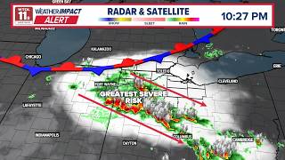 WEATHER IMPACT ALERT | Severe Thunderstorm Warnings issued in Northwest Ohio
