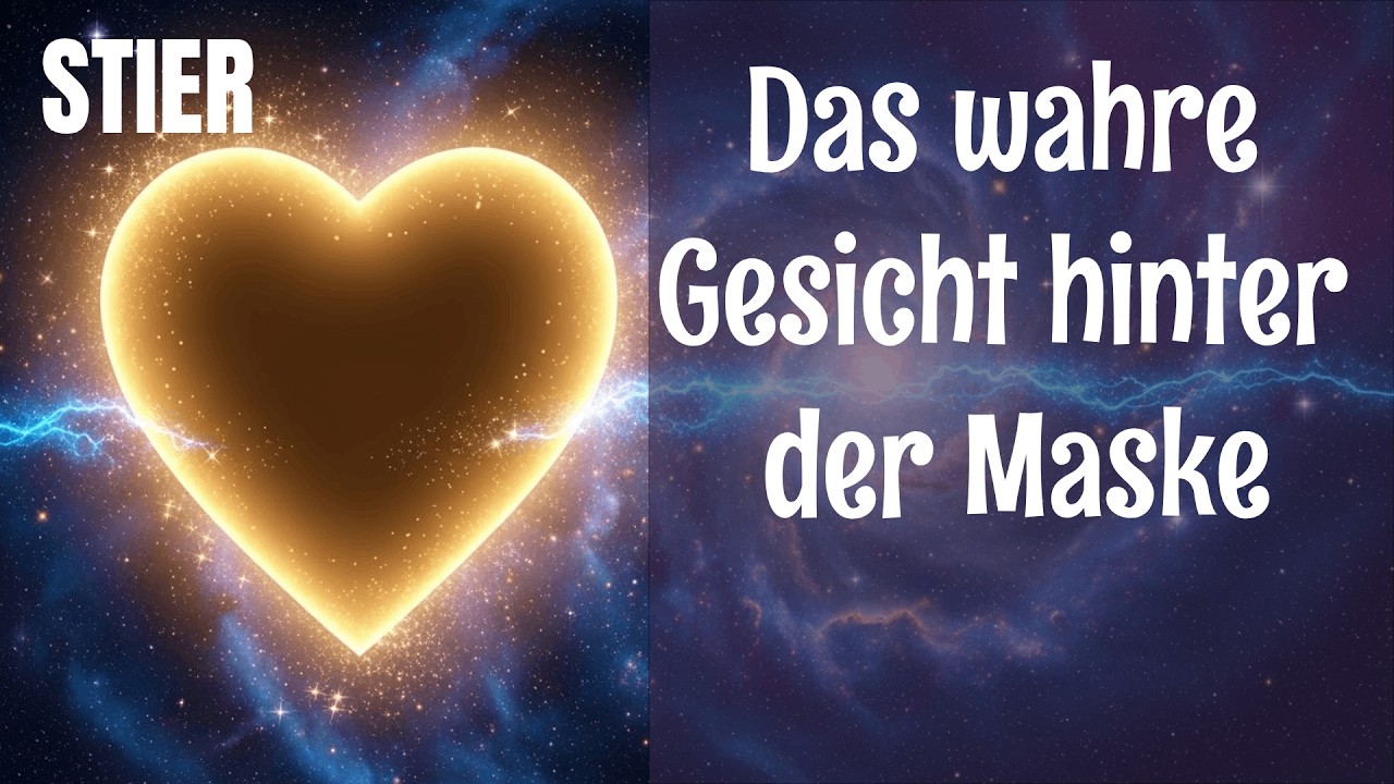 Stier❣️Du wusstest es! Das wahre Gesicht hinter der Maske