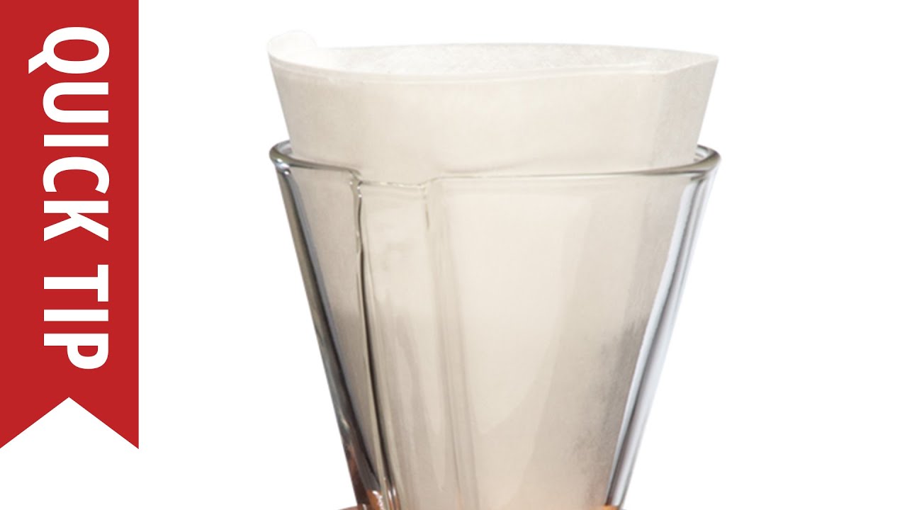 Quick Tip Rinse Paper Filters YouTube