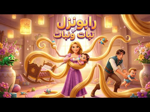 رابونزل في تبات ونبات Rapunzel اجمل قصص الأميرات قصة خيالية حدوتة قبل النوم ربانزل 