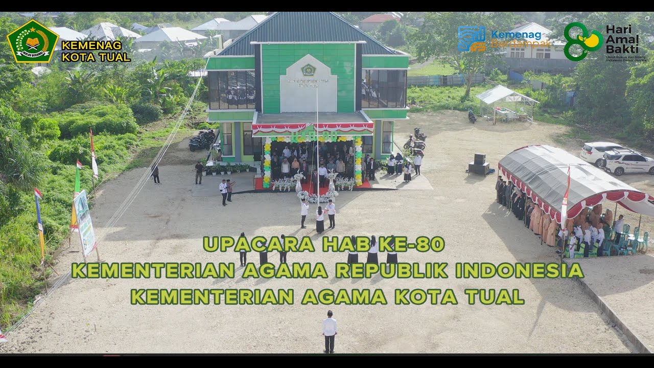 Upacara Hari Amal Bakti Kemenag RI Ke-80 (Kemenag Kota Tual)