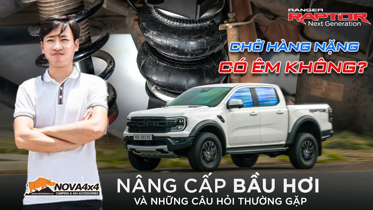 🎥 Nâng cấp Bầu hơi Airbag Man cho Ranger Raptor 2024 & những câu hỏi thường gặp? — Video review, click xem trên YouTube