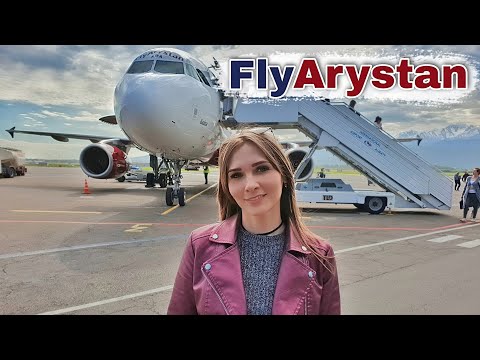 FlyArystan | Перелёт из Караганды в Алматы | Обзор FlyArystan