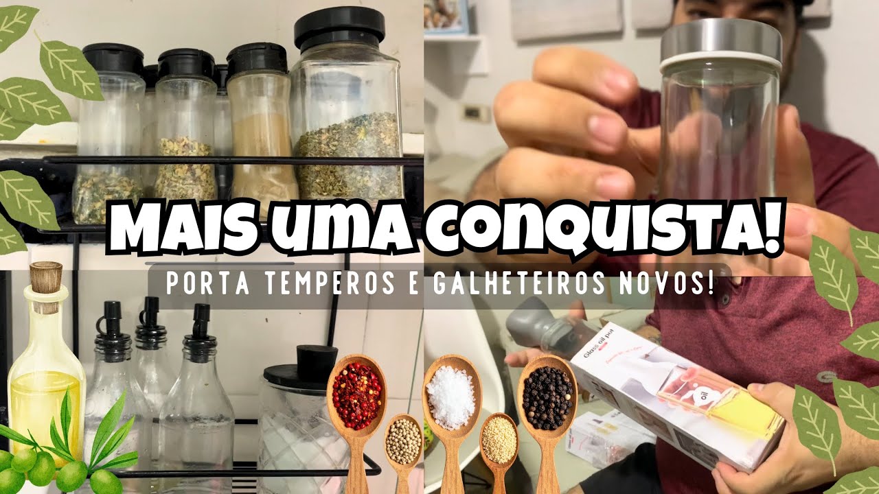 CHEGOU!!! PORTA TEMPEROS E GALHETEIROS - NOVAS COMPRINHAS 🏠