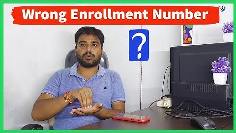 Answer sheet me Enrollment number wrong ho gya | Enrollment number wrong in answer sheet | kumaun