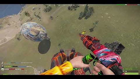 when you can shoot from the sky/RUST/РАСТ #rust #funny #crazy #moment #things #shorts #clip