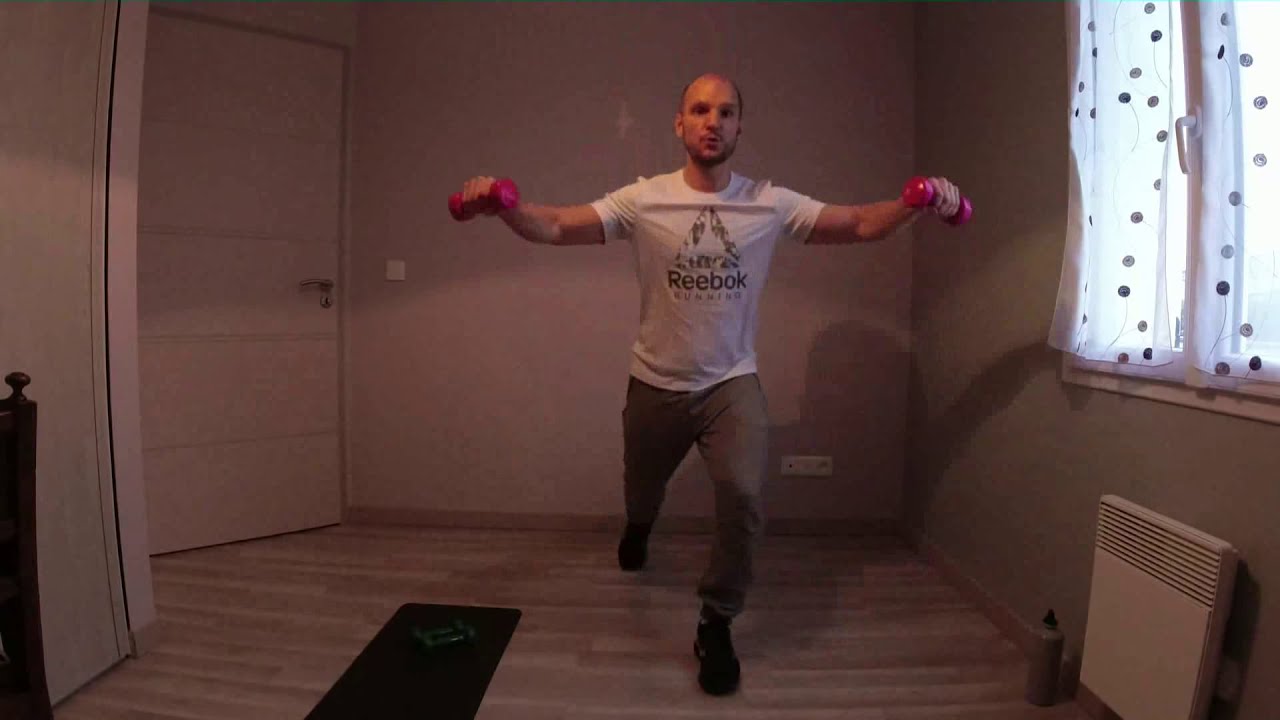 Cours de Gym Dynamique #4 (avec des poids) - Coach Julien