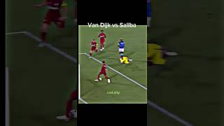 Van Dijk vs Saliba #vandijk #saliba #liverpool #arsenal