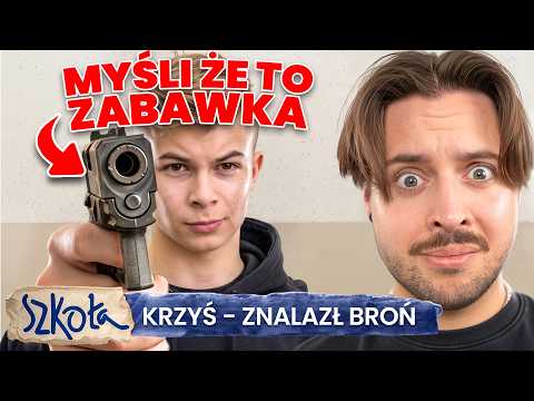 SZKOŁA - CHŁOP ZNALAZŁ GNATA, I MYŚLI ZE TO FAKE XD